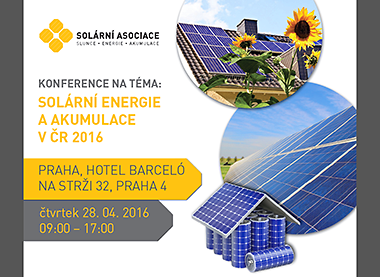 Solární energie a akumulace CR 2016