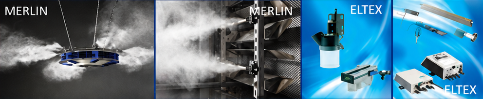 Zvlhčovací technologie MERLIN a elektrostatické systémy ELTEX